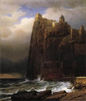 威廉 斯坦利 哈玆爾廷 Coastal Cliffs aka Ischia